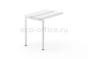 Металлокаркас на П-образной опоре 40x40 для приставки 600*600 Белый металл фото