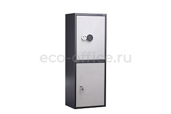 Шкаф бухгалтерский AIKO SL-125/2T EL Графит (RAL 7024) / Светло-серый (RAL 7038) купить в Челябинске