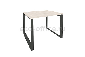 Стол рабочий на O-образном м/к ONIX O.MO-SP-1.8 Денвер Светлый / Антрацит металл фото