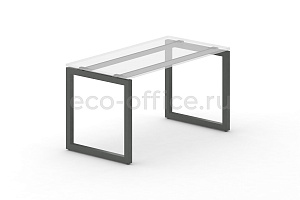 Металлокаркас на O-образных опорах 50x50 для стола 1000*720 Антрацит металл фото