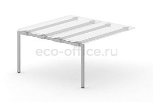 Металлокаркас на П-образной опоре 40x40 для наборного элемента 1000*1475 Серый металл фото