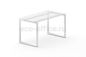 Металлокаркас на O-образных опорах 50x50 для стола 1000*720 Белый металл фото