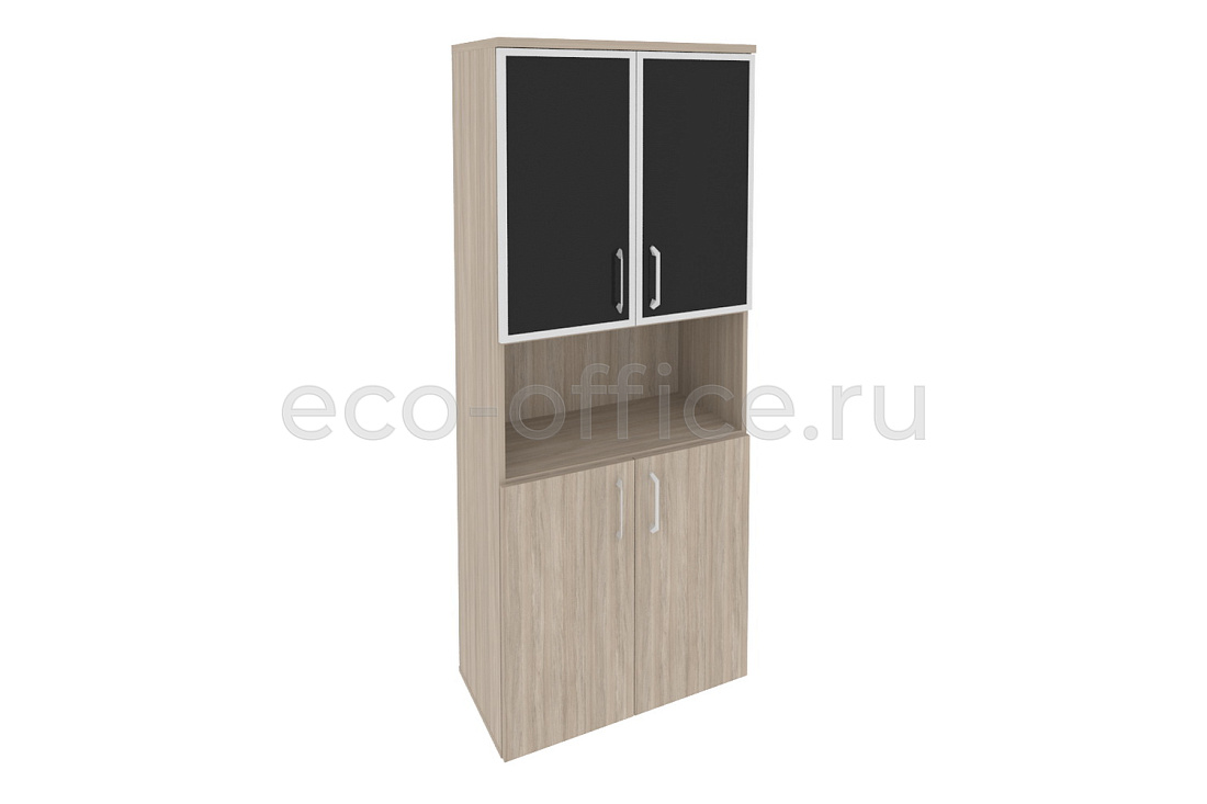 Шкаф высокий широкий ONIX O.ST-1.4 R black Дуб Аттик купить в Челябинске
