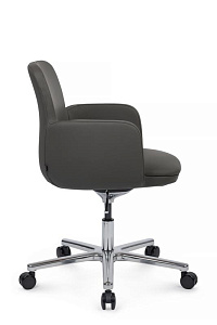 Кресло RV Дизайн ШАРМ B2512 Антрацит кожа фото