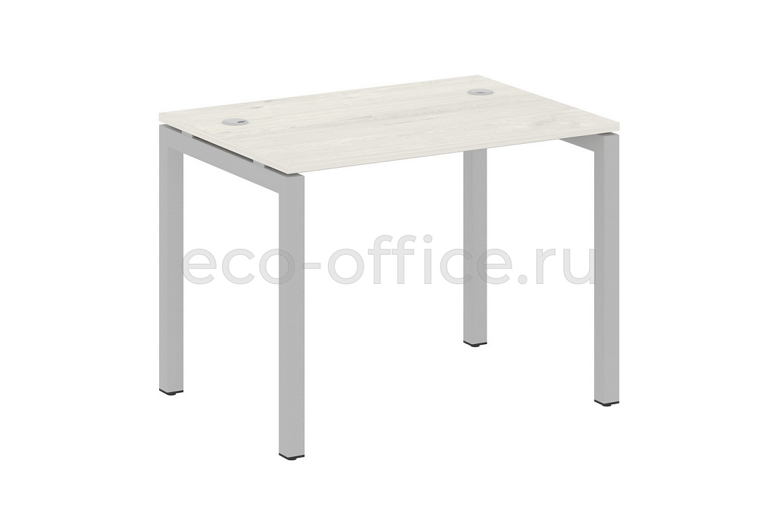Стол письменный METAL SYSTEM QUATTRO 5x5 50БП.СП-1 Дуб Наварра / Серый металл купить в Челябинске