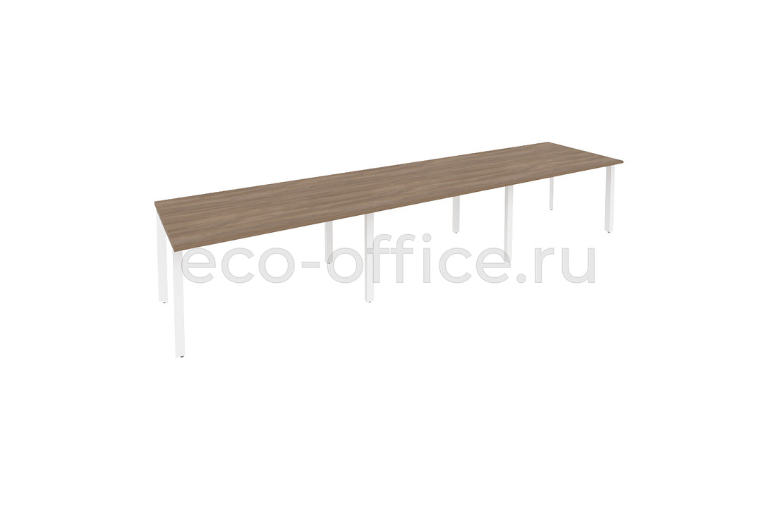 Стол переговорный (3 столешницы) ONIX O.MP-PRG-3.3 Дуб Аризона / Белый металл  купить в Челябинске
