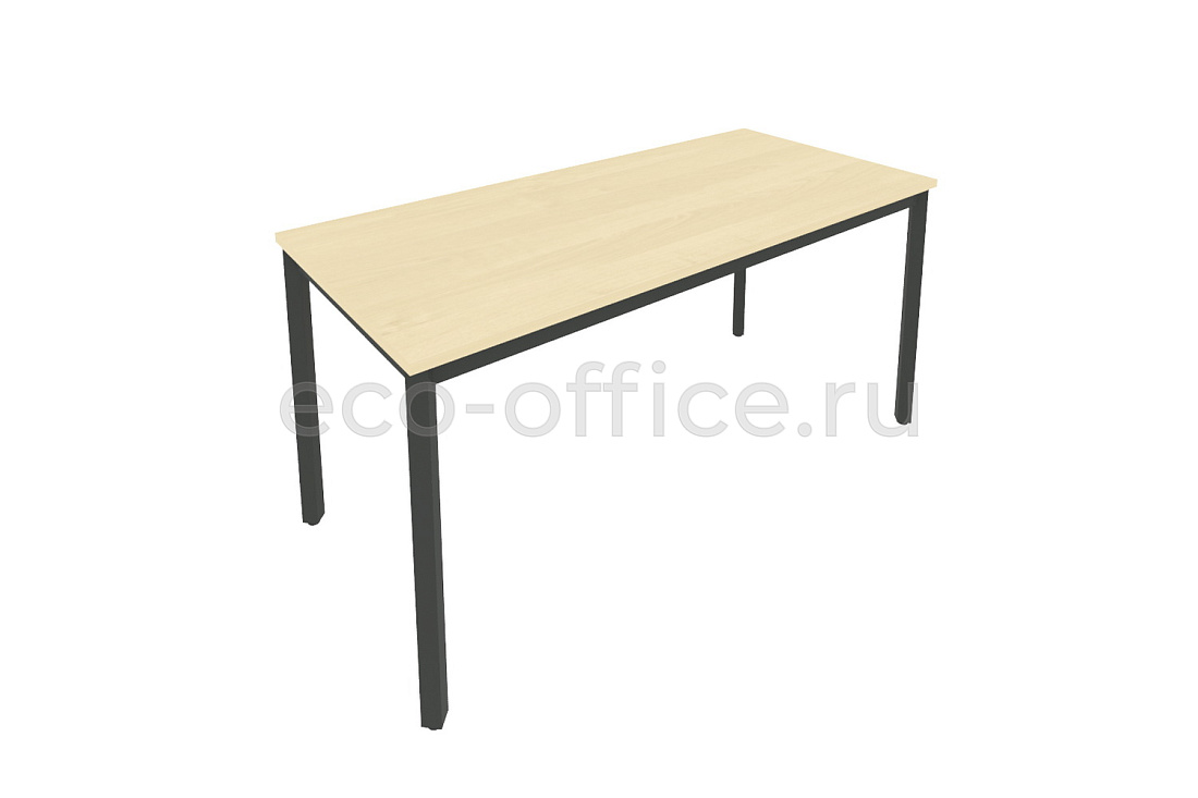 Стол письменный на металлокаркасе SLIM SYSTEM С.СП-6 Клён / Антрацит металл купить в Челябинске