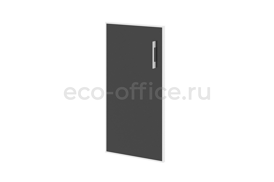 Дверь низкая стеклянная левая YALTA LT.S-3 R (L) black Чёрное стекло купить в Челябинске