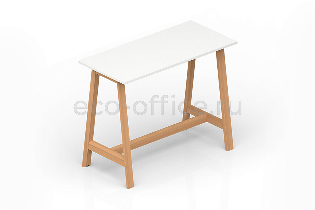 Высокий стол для переговоров ARTWOOD High AWMH157 Белый купить в Челябинске
