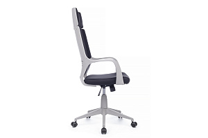 Кресло RV Chair IQ RV 8989 Серый пластик / Чёрная ткань фото