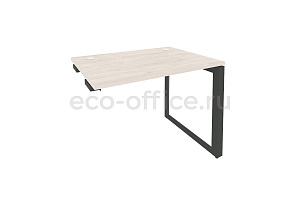 Стол-приставка на O-образном м/к к опорным элементам ONIX O.MO-SPR-1.7 Денвер Светлый / Антрацит металл фото