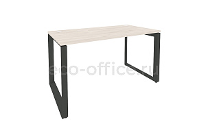 Стол рабочий на O-образном м/к ONIX O.MO-SP-3.7 Денвер Светлый / Антрацит металл фото