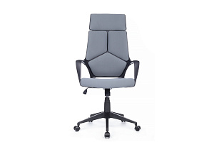 Кресло RV Chair IQ RV 8989 Чёрный пластик / Серая ткань фото