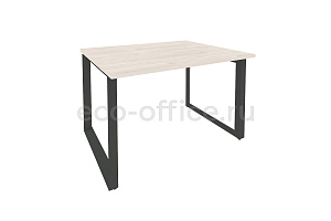 Стол переговорный (1 столешница) ONIX O.MO-PRG-1.2 Денвер Светлый / Антрацит металл фото