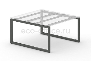 Металлокаркас на O-образных опорах 50x50 для рабочей станции 1000*1475 Антрацит металл фото