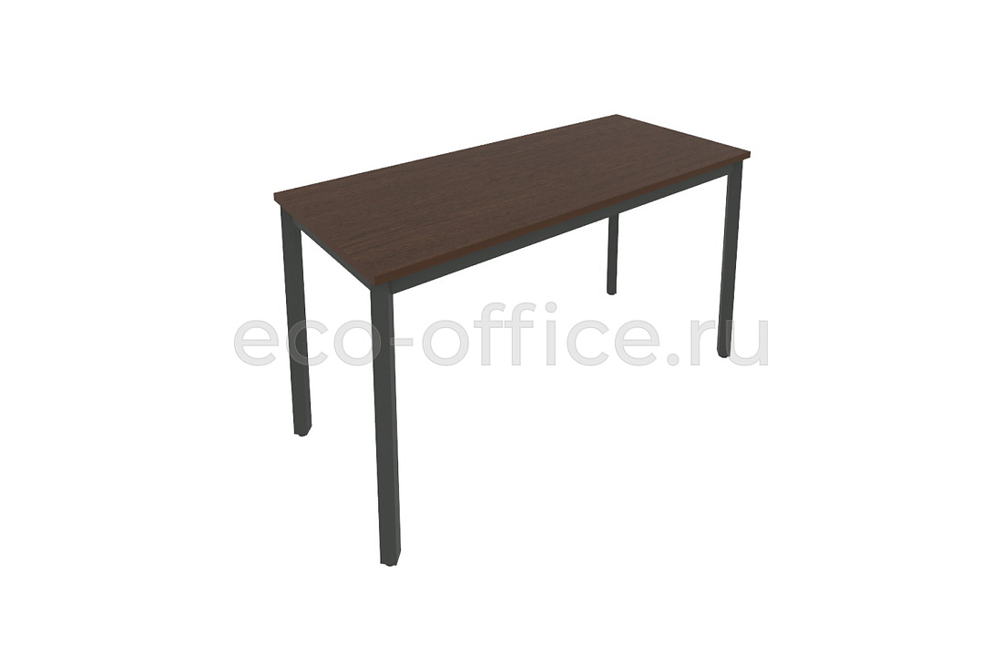 Стол письменный на металлокаркасе SLIM SYSTEM С.СП-5.1 Венге Цаво / Антрацит металл купить в Челябинске