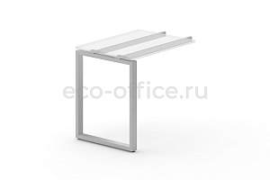 Металлокаркас на O-образной опоре 60x30 для приставки 600*600 Серый металл фото
