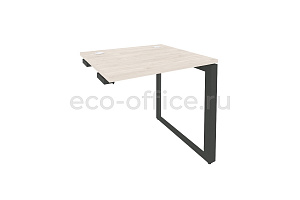 Стол-приставка на O-образном м/к к опорным элементам ONIX O.MO-SPR-0.7 Денвер Светлый / Антрацит металл фото