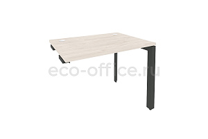 Стол-приставка на П-образном м/к к опорным элементам ONIX O.MP-SPR-1.7 Денвер Светлый / Антрацит металл фото