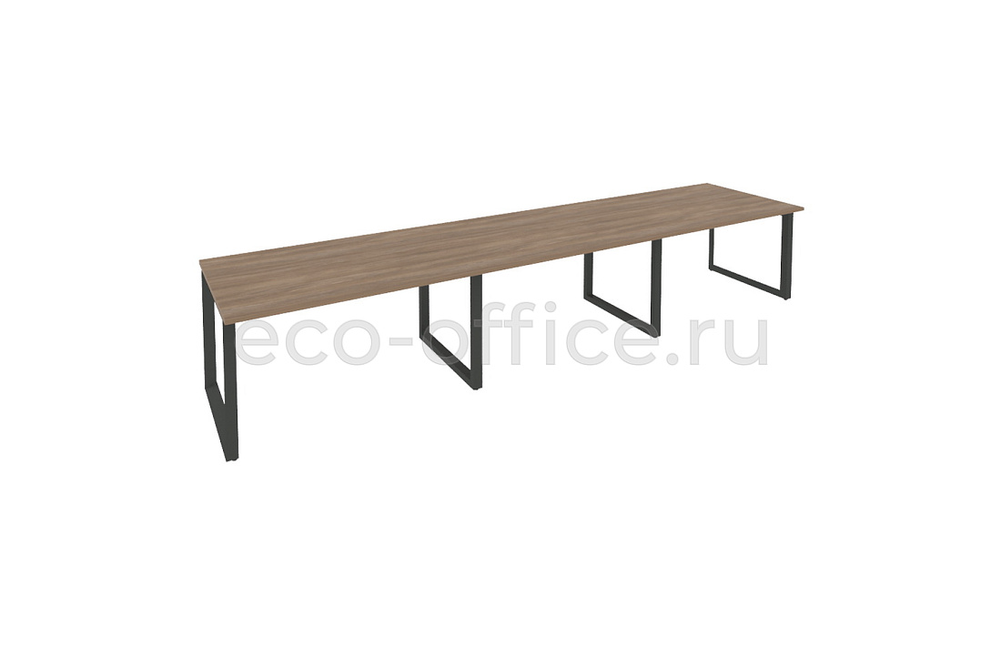 Стол переговорный (3 столешницы) ONIX O.MO-PRG-3.3 Дуб Аризона / Антрацит металл  купить в Челябинске