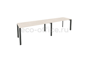 Рабочая станция на П-образном м/к ONIX O.MP-RS-2.4.7 Денвер Светлый / Антрацит металл фото