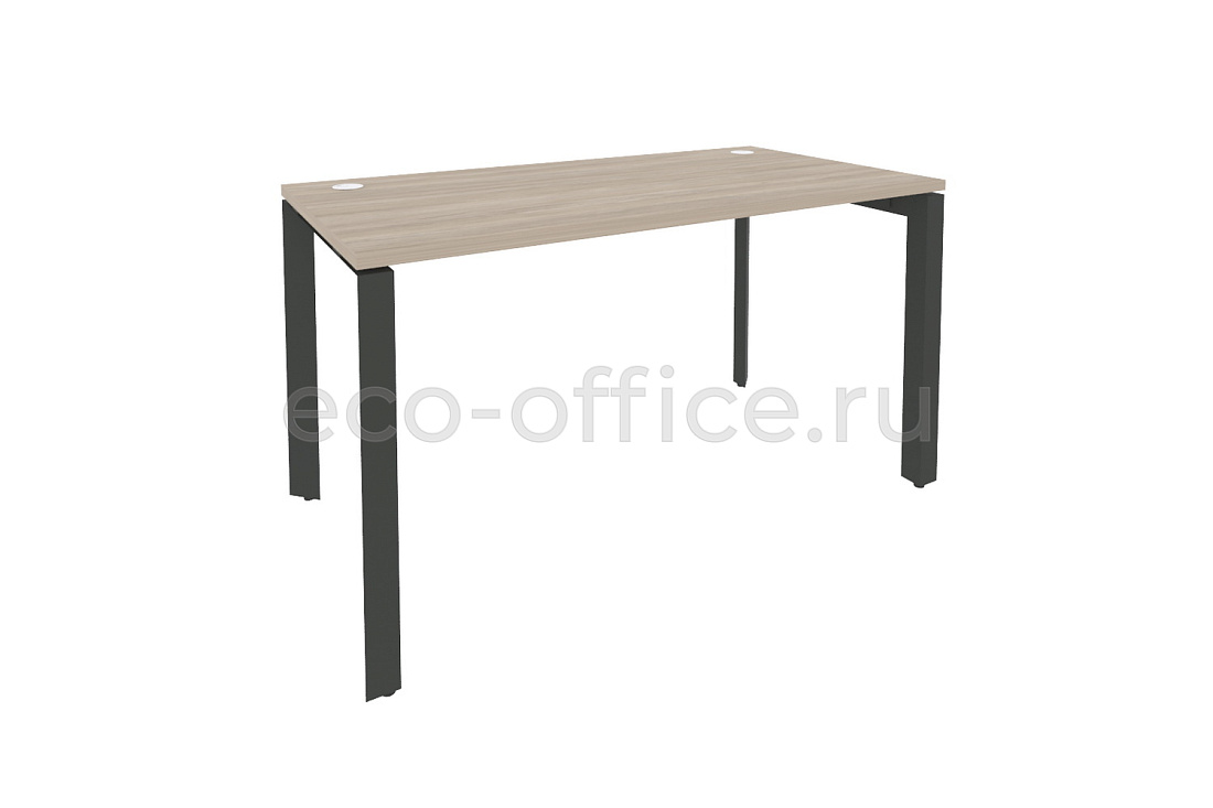 Стол рабочий на П-образном м/к ONIX O.MP-SP-3.7 Дуб Аттик / Антрацит металл  купить в Челябинске
