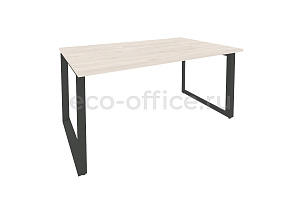 Стол переговорный (1 столешница) ONIX O.MO-PRG-1.4 Денвер Светлый / Антрацит металл фото