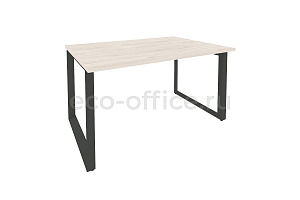 Стол переговорный (1 столешница) ONIX O.MO-PRG-1.3 Денвер Светлый / Антрацит металл фото