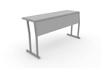 Стол учебный трехместный с царгой DESK DK-1500SP Серый / Серый Металл купить в Челябинске