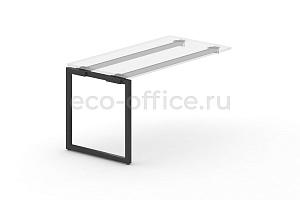 Металлокаркас на O-образной опоре 40x40 для наборного элемента 1000*720 Черный металл фото