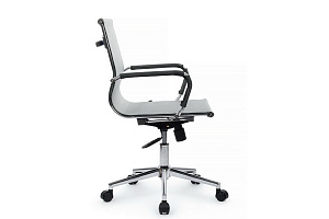 Кресло RV Chair HUGO 6001-2SE Серебристо-серая сетка фото
