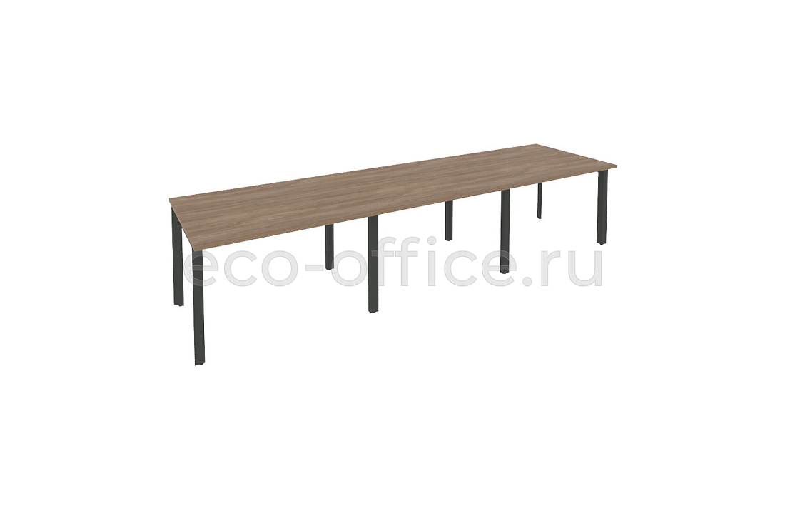 Стол переговорный (3 столешницы) ONIX O.MP-PRG-3.2 Дуб Аризона / Антрацит металл  купить в Челябинске