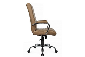 Кресло RV Chair KORS 9356H Коричневая экокожа фото