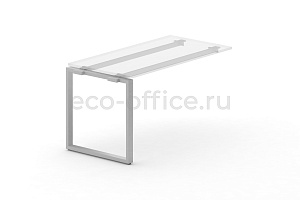 Металлокаркас на O-образной опоре 60x30 для наборного элемента 1000*720 Серый металл фото