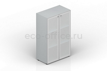 Шкаф для документов средний EMMS564L Белый купить в Челябинске