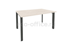 Стол переговорный (1 столешница) ONIX O.MP-PRG-1.3 Денвер Светлый / Антрацит металл фото