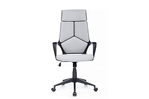 Кресло RV Chair IQ RV 8989 Чёрный пластик / Светло-серая ткань фото