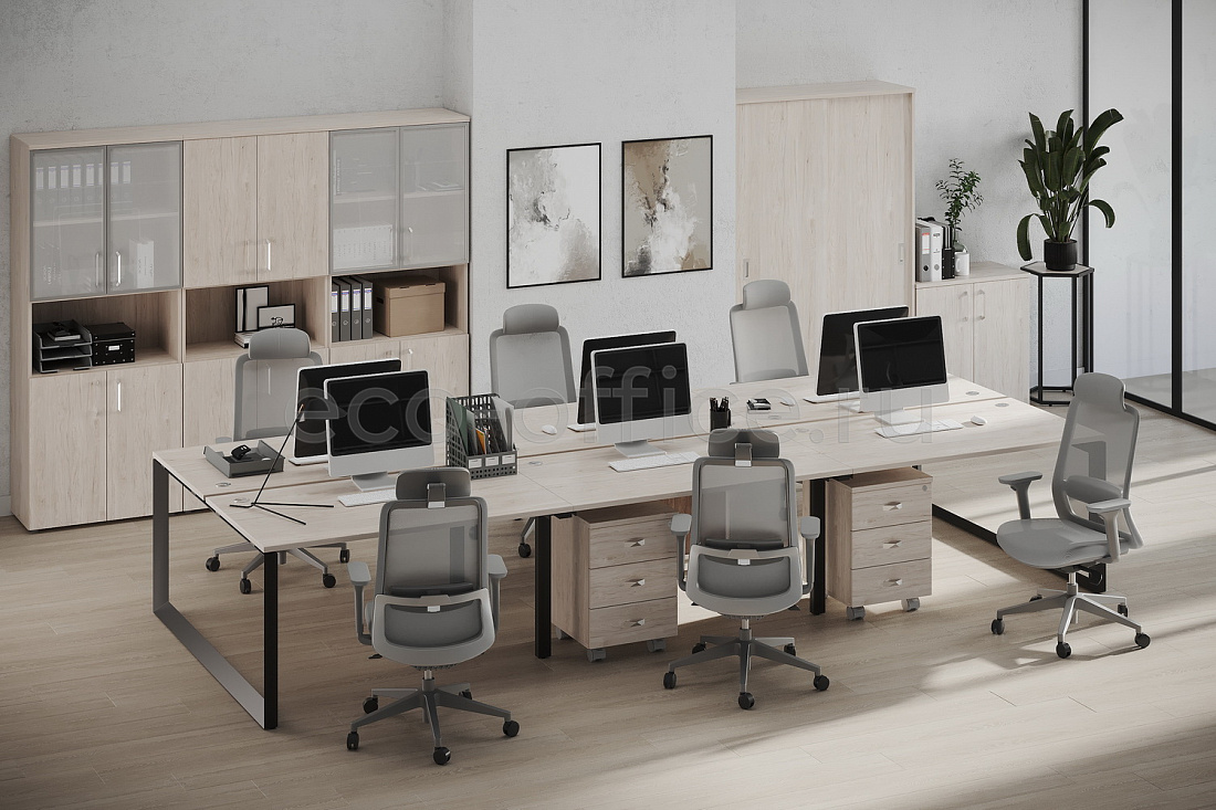 Мебель для персонала ONIX Metal Денвер Светлый / Антрацит металл  стоимость