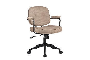 Кресло ECO-CHAIR CHESTER W-221T Бежевый велюр купить в Челябинске