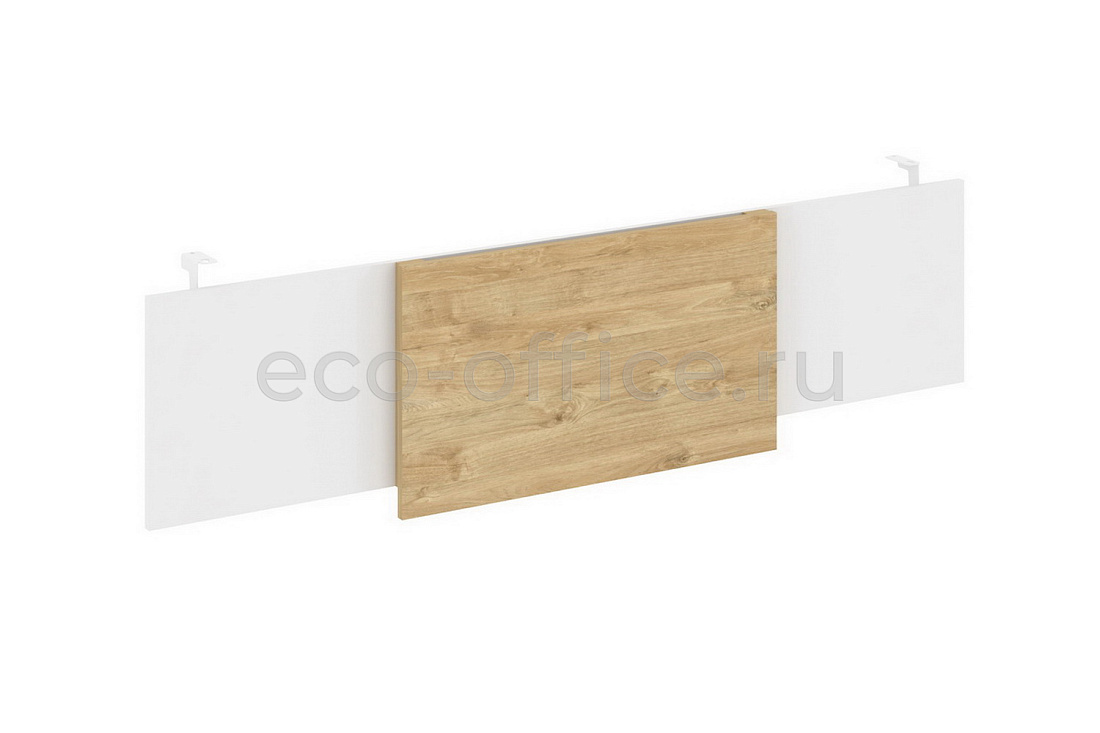 Царга для стола руководителя L1980 ONIX WOOD DIRECT O.M-CSR-6 Белый Бриллиант / Тиквуд Светлый / Белый металл купить в Челябинске