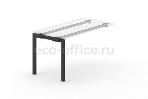 Металлокаркас на П-образной опоре 50x50 для наборного элемента 1000*720 Черный металл фото