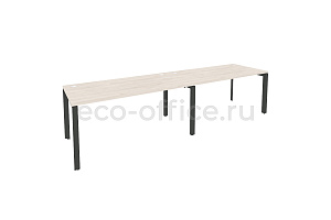 Рабочая станция на П-образном м/к ONIX O.MP-RS-2.4.8 Денвер Светлый / Антрацит металл фото