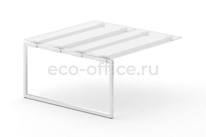 Металлокаркас на O-образной опоре 40x40 для наборного элемента 1000*1475 Белый металл фото