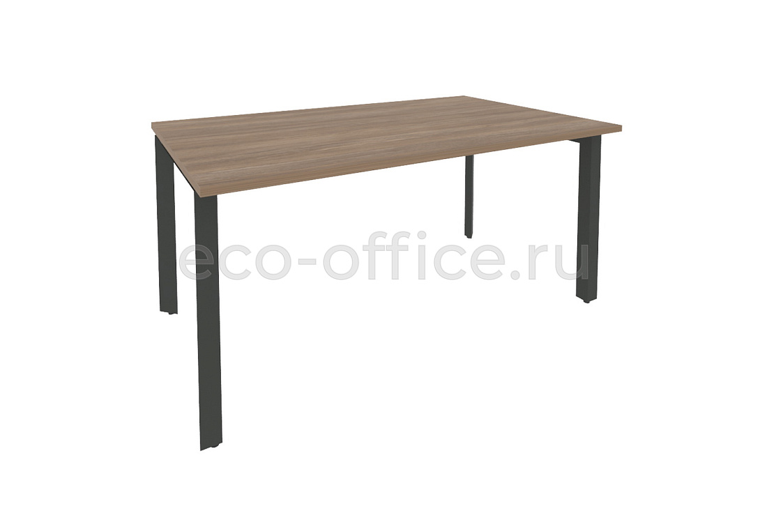 Стол переговорный (1 столешница) ONIX O.MP-PRG-1.4 Дуб Аризона / Антрацит металл  купить в Челябинске
