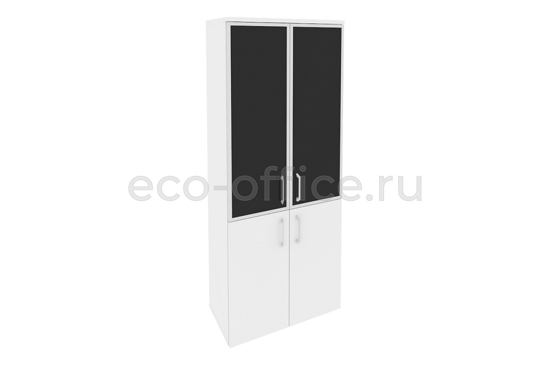 Шкаф высокий широкий ONIX O.ST-1.2 R black Белый Бриллиант купить в Челябинске