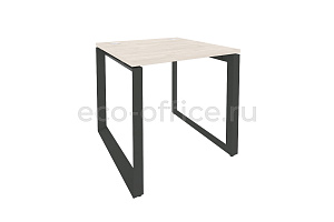 Стол рабочий на O-образном м/к ONIX O.MO-SP-0.8 Денвер Светлый / Антрацит металл фото